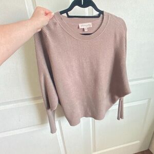Universal Thread Women's Crew Neck Sweater - Light Brown
